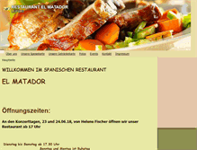 Tablet Screenshot of el-matador-leipzig.de